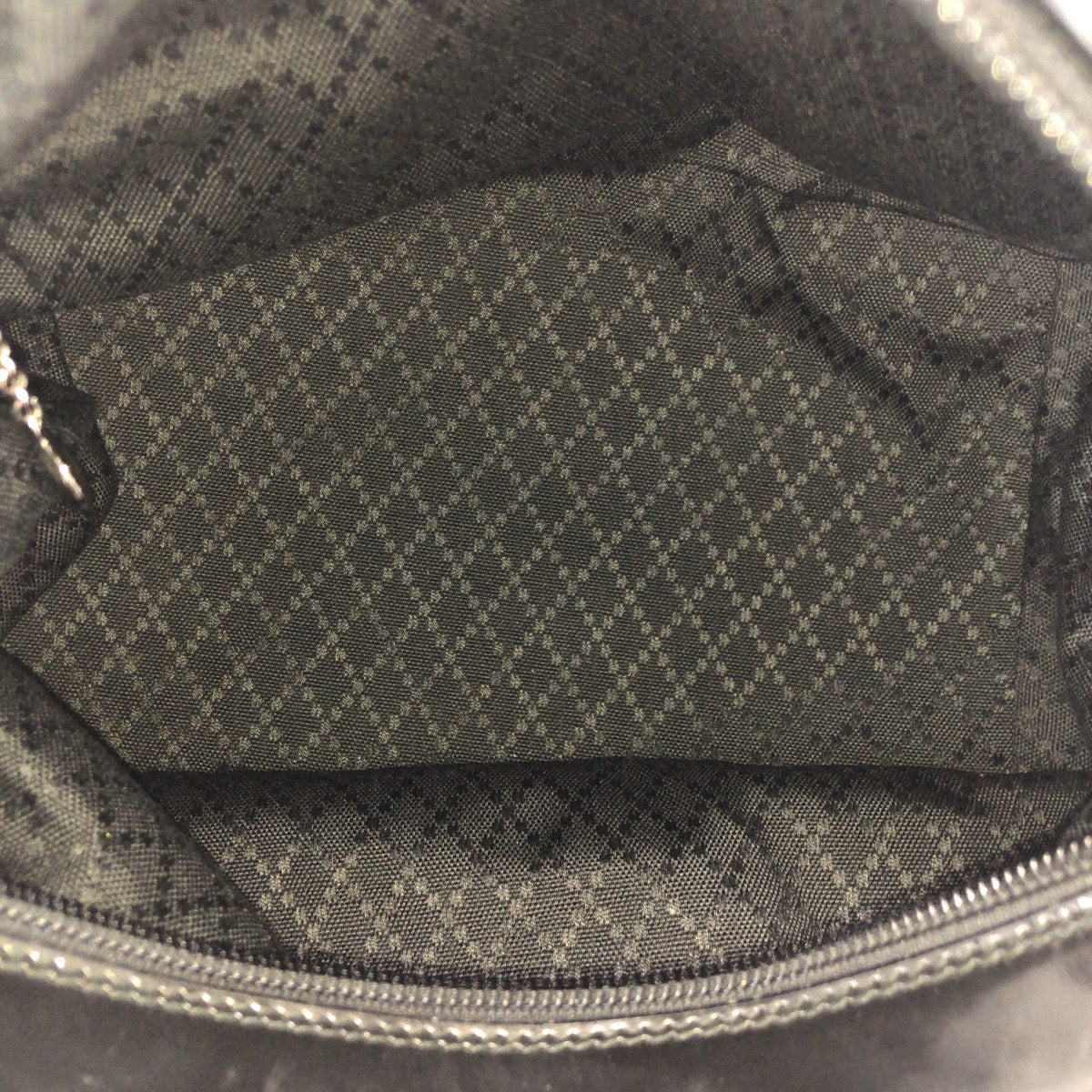 25698
GUCCI グッチ ヴィンテージ オールドグッチ バンブー ブラック 黒 シルバー金具 ナイロン / レザー 000 0531 ショルダーバッグ レディース A28