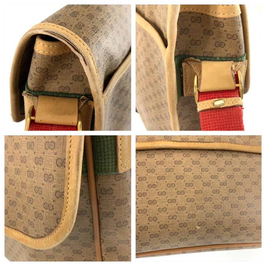 25700
GUCCI グッチ ヴィンテージ マイクロGG シェリーライン ベージュ GGスプリームキャンバス 019 43 0091 ショルダーバッグ 男女兼用 レディース AB28