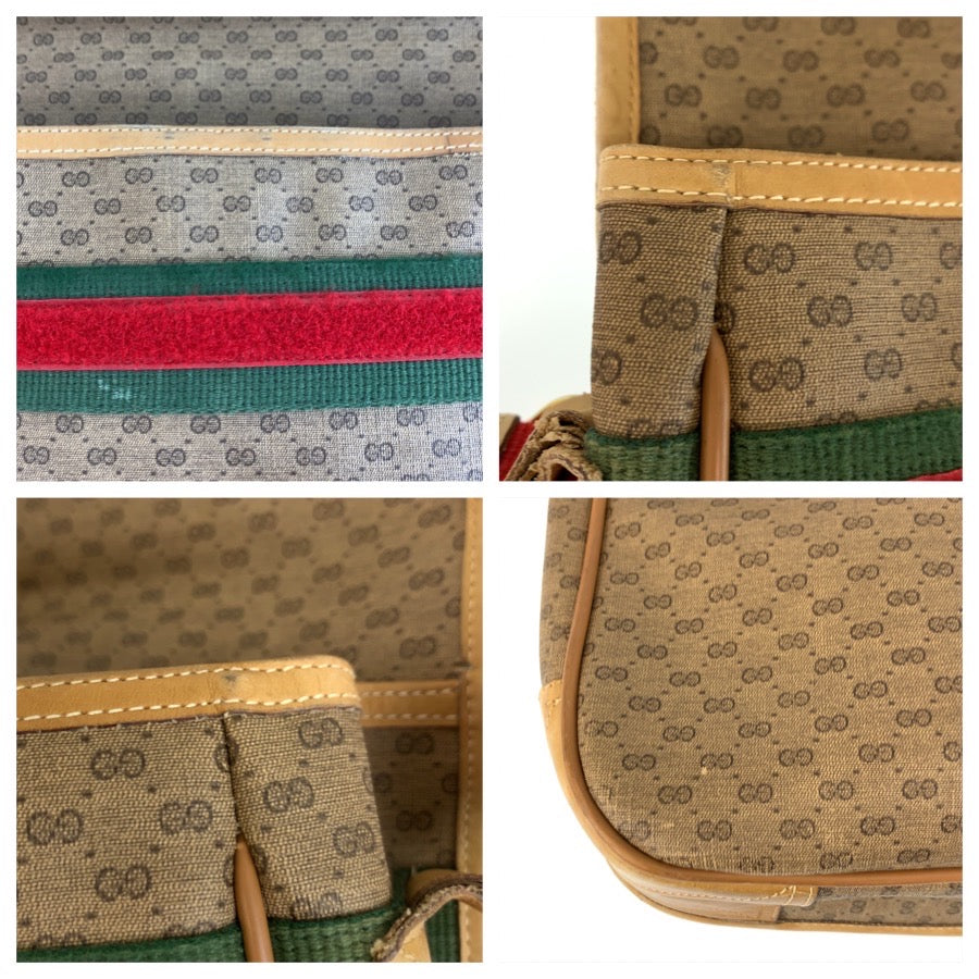 25700
GUCCI グッチ ヴィンテージ マイクロGG シェリーライン ベージュ GGスプリームキャンバス 019 43 0091 ショルダーバッグ 男女兼用 レディース AB28