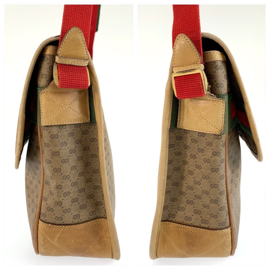 25700
GUCCI グッチ ヴィンテージ マイクロGG シェリーライン ベージュ GGスプリームキャンバス 019 43 0091 ショルダーバッグ 男女兼用 レディース AB28