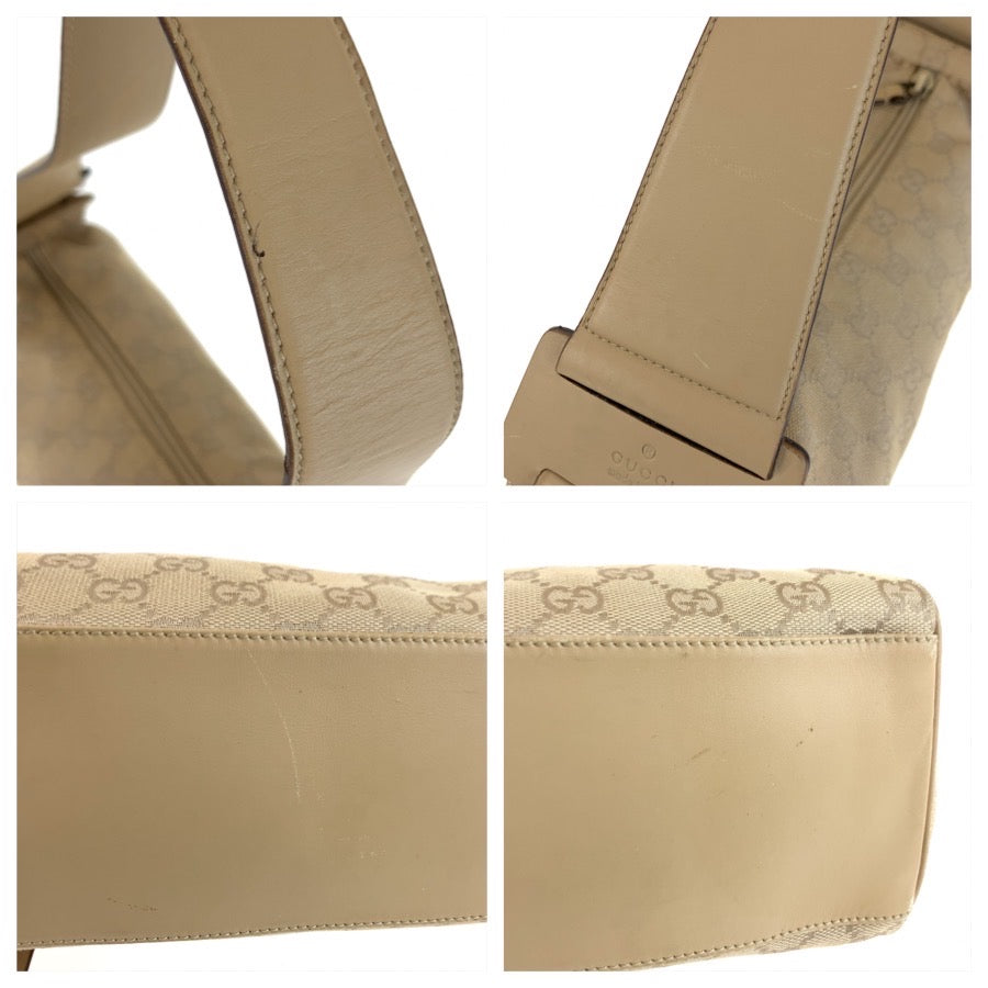 25702
GUCCI グッチ ベージュ ゴールド金具 GGキャンバス 92697 ショルダーバッグ レディース ABP35