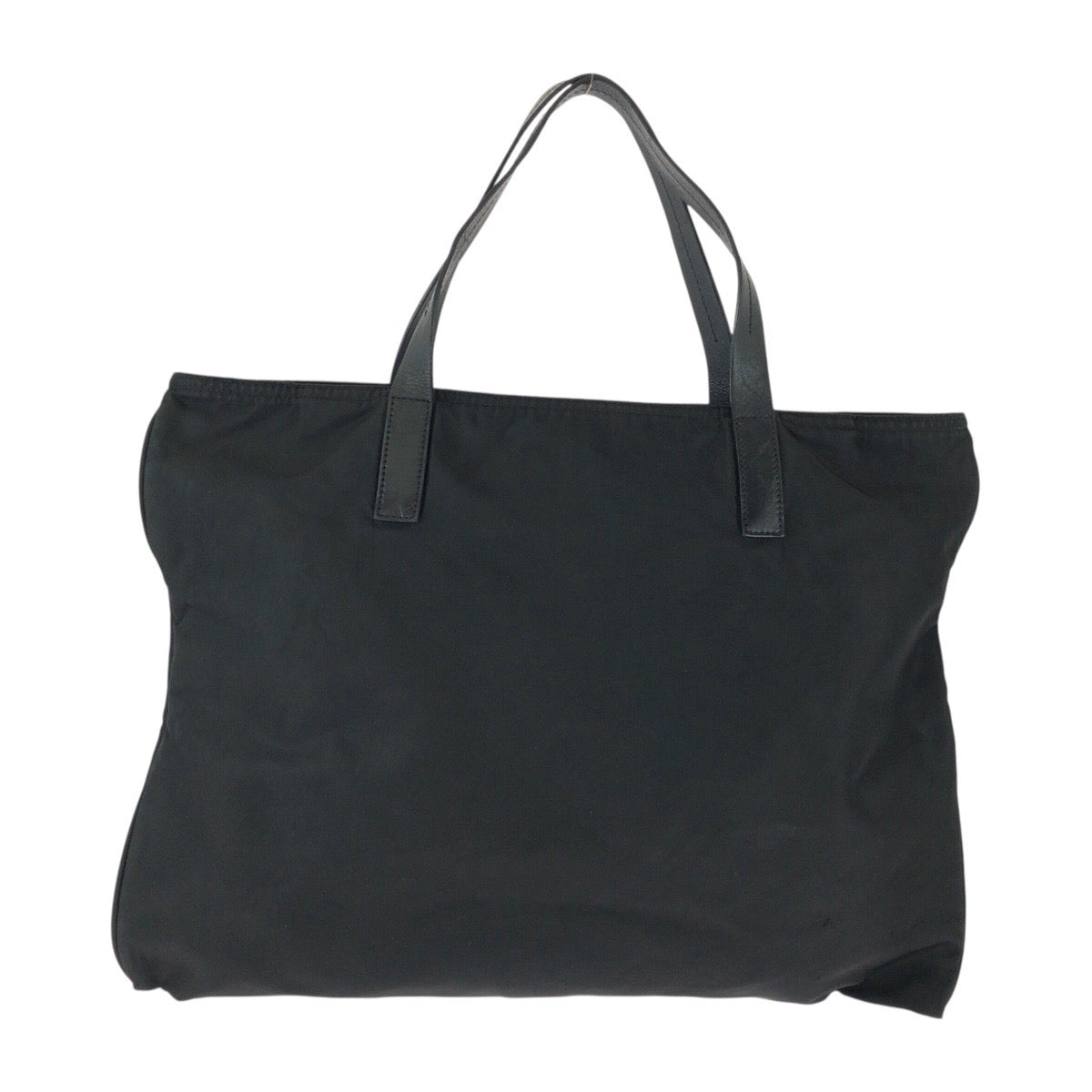 25705
PRADA プラダ テスート 三角ロゴプレート ブラック 黒 シルバー金具 ナイロン トートバッグ ハンドバッグ レディース ABP28