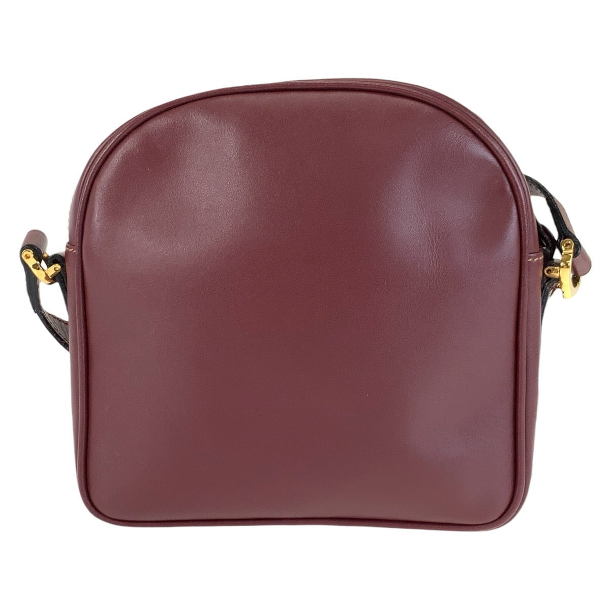 25713
CARTIER カルティエ マストライン ボルドー ゴールド金具 レザー ショルダーバッグ ポシェット レディース ABP35