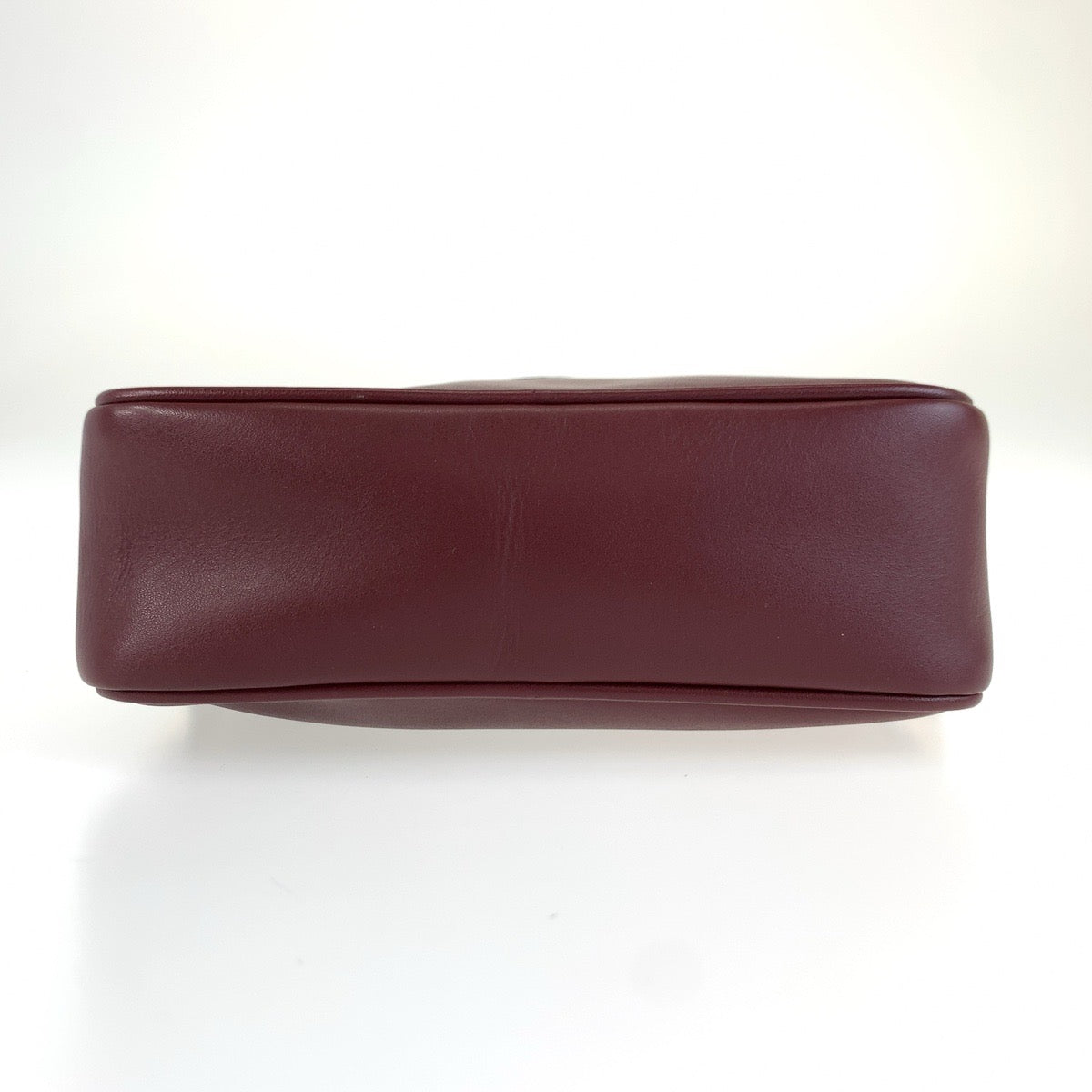 25713
CARTIER カルティエ マストライン ボルドー ゴールド金具 レザー ショルダーバッグ ポシェット レディース ABP35