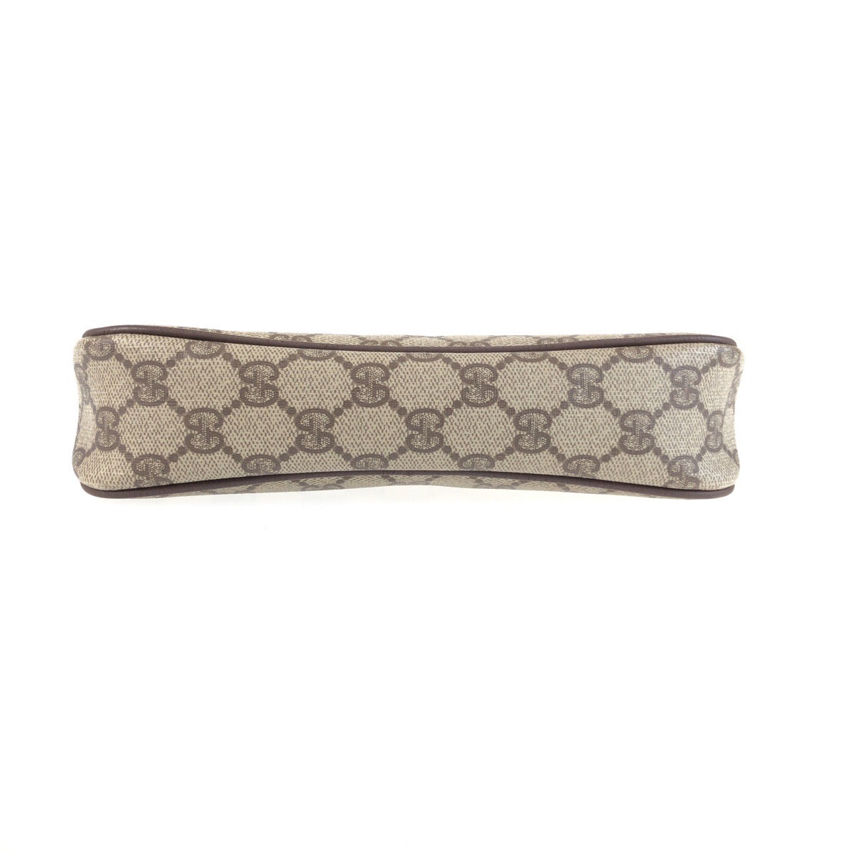 25714
GUCCI グッチ ヴィンテージ オールドグッチ ベージュ ブラウン ゴールド金具 GGスプリームキャンバス / レザー 97 02 068 ショルダーバッグ ポシェット レディース ABP28