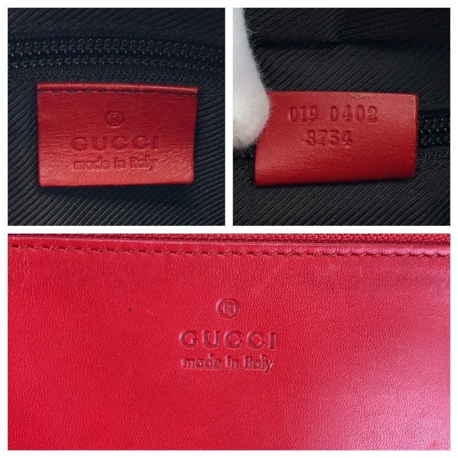 25715
GUCCI グッチ レッド ベージュ GGキャンバス / レザー 019 0402 トートバッグ ショルダーバッグ レディース ABP35