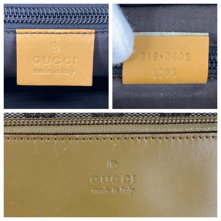 25719
GUCCI グッチ シェリーライン ベージュ GGキャンバス / レザー 019 0402 トートバッグ ショルダーバッグ レディース AB28