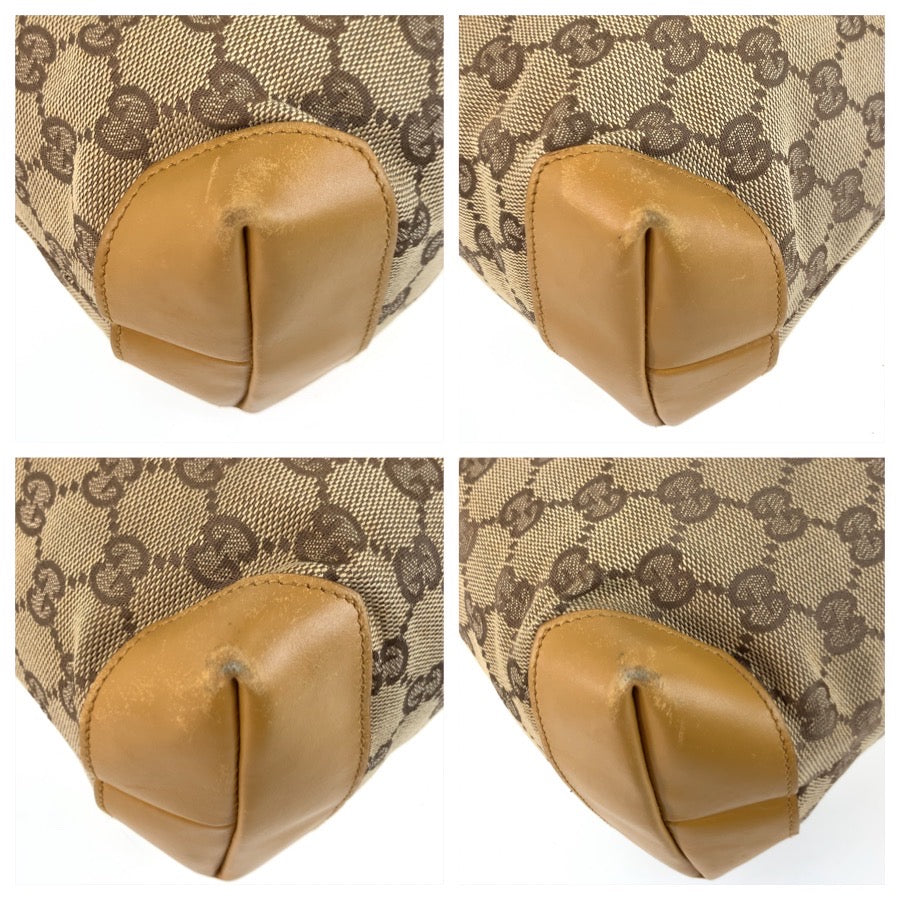 25719
GUCCI グッチ シェリーライン ベージュ GGキャンバス / レザー 019 0402 トートバッグ ショルダーバッグ レディース AB28