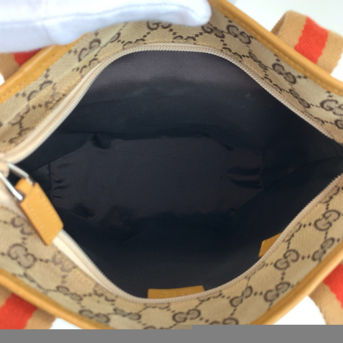 25719
GUCCI グッチ シェリーライン ベージュ GGキャンバス / レザー 019 0402 トートバッグ ショルダーバッグ レディース AB28
