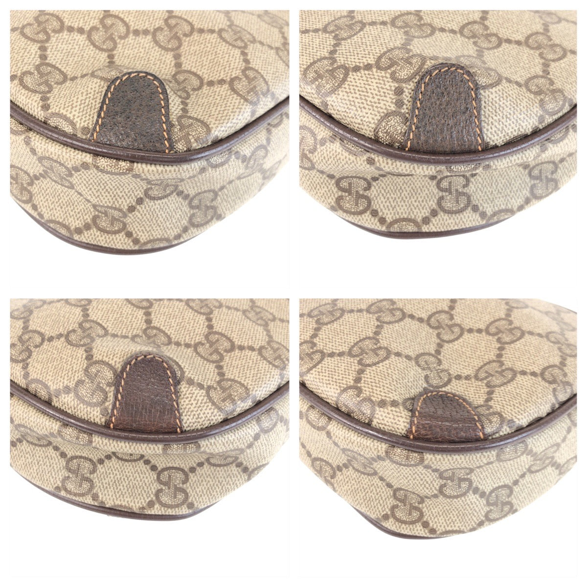 25720
GUCCI グッチ ヴィンテージ シェリーライン ベージュ ブラウン ゴールド金具 GGスプリームキャンバス / レザー 89 02 066 ショルダーバッグ ポシェット レディース ABP30