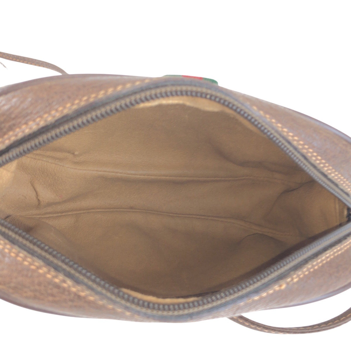 25720
GUCCI グッチ ヴィンテージ シェリーライン ベージュ ブラウン ゴールド金具 GGスプリームキャンバス / レザー 89 02 066 ショルダーバッグ ポシェット レディース ABP30