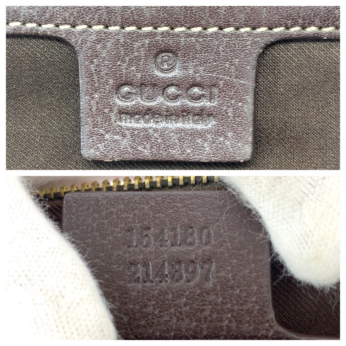 25721
GUCCI グッチ ベージュ ダークブラウン ゴールド金具 GGキャンバス / レザー 154180 ハンドバッグ ミニボストンバッグ レディース B21