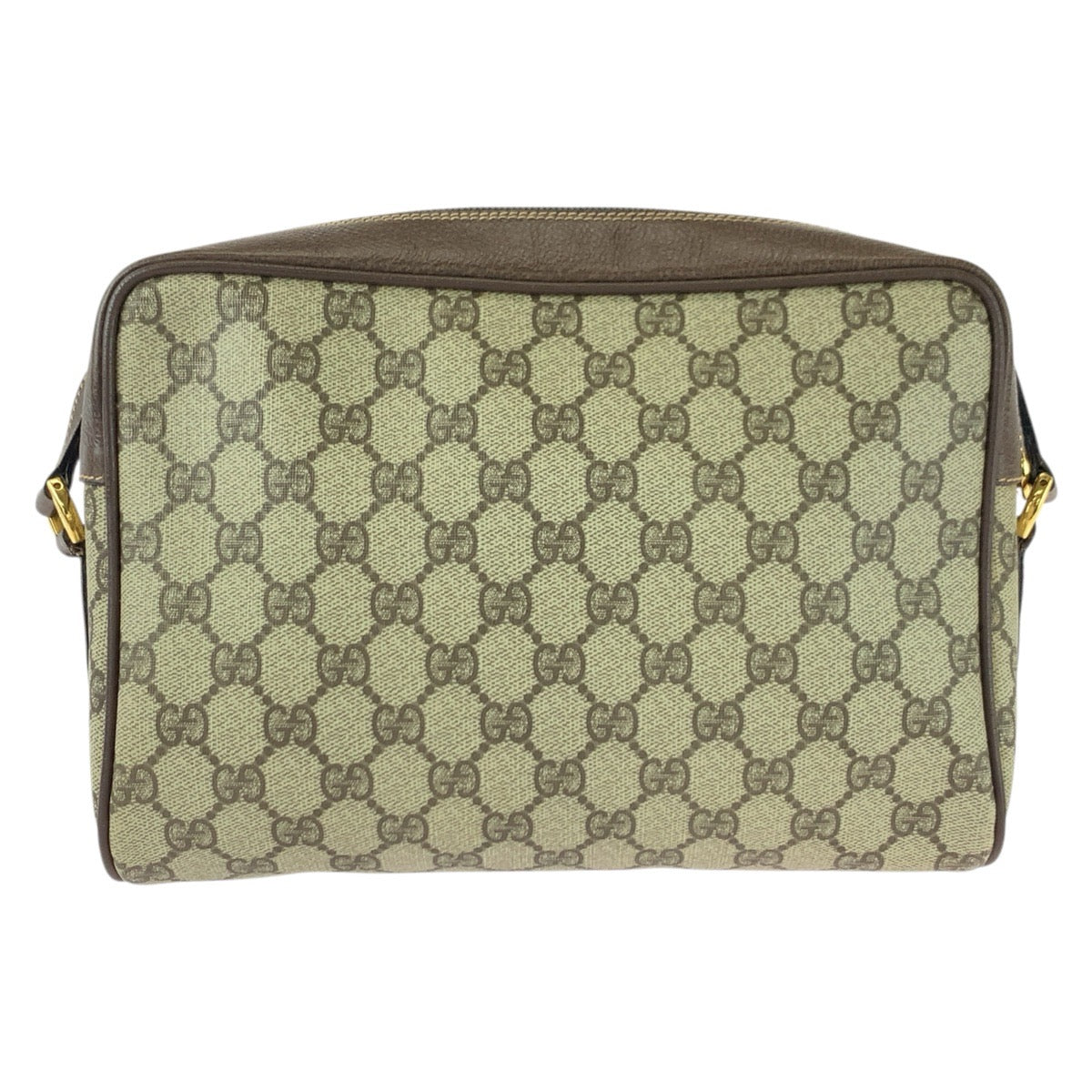 25724
GUCCI グッチ ヴィンテージ シェリーライン ベージュ ブラウン ゴールド金具 GGスプリームキャンバス / レザー 001 113 6472 ショルダーバッグ ポシェット レディース ABP42