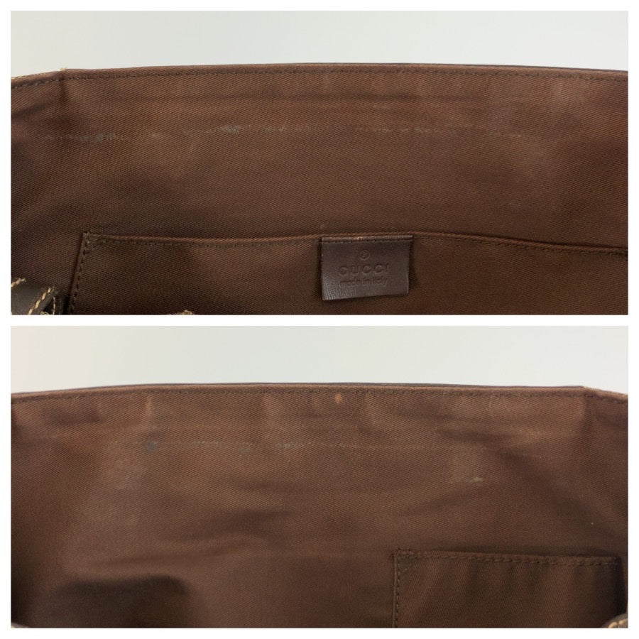 25726
GUCCI グッチ トロフィー ベージュ ブラウン ゴールド金具 GGキャンバス / レザー 190247 トートバッグ ハンドバッグ レディース AB30