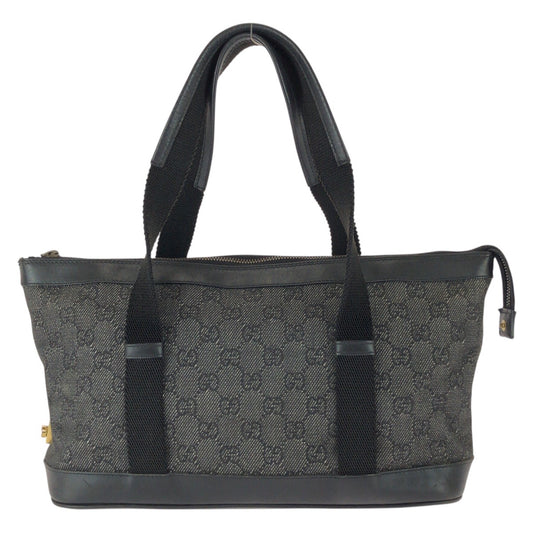 25734
GUCCI グッチ ブラック 黒 ゴールド金具 GGキャンバス / レザー 92734 ハンドバッグ トートバッグ レディース ABP35