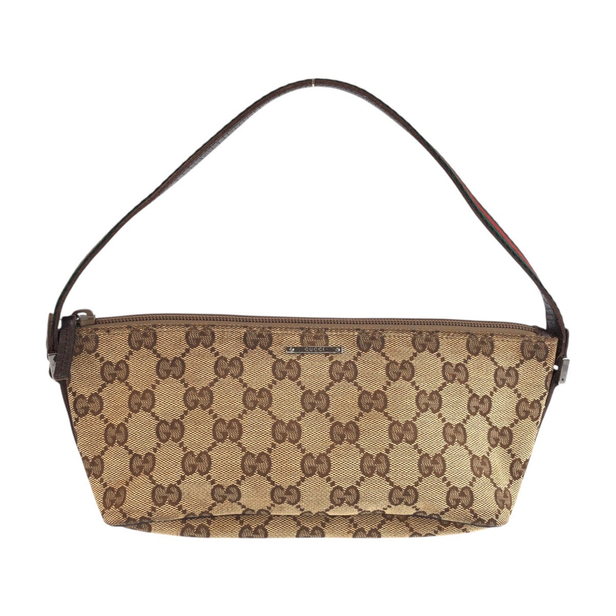 25736
GUCCI グッチ シャリーライン ベージュ ブラウン GGキャンバス / レザー 141809 ハンドバッグ アクセサリーポーチ レディース ABP35
