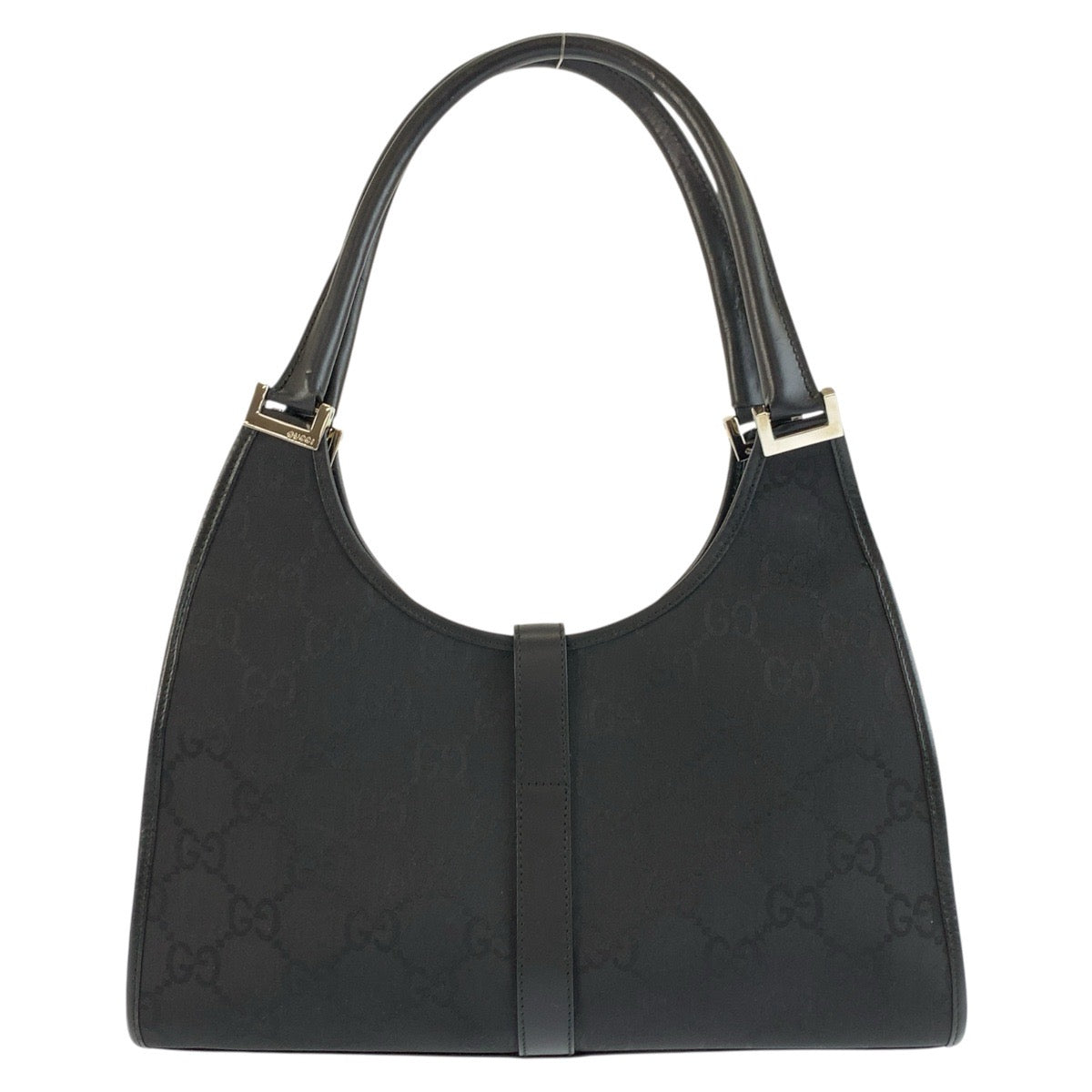 25741
GUCCI グッチ ジャッキー ブラック 黒 GGキャンバス / レザー 002 1062 ハンドバッグ ショルダーバッグ レディース A63