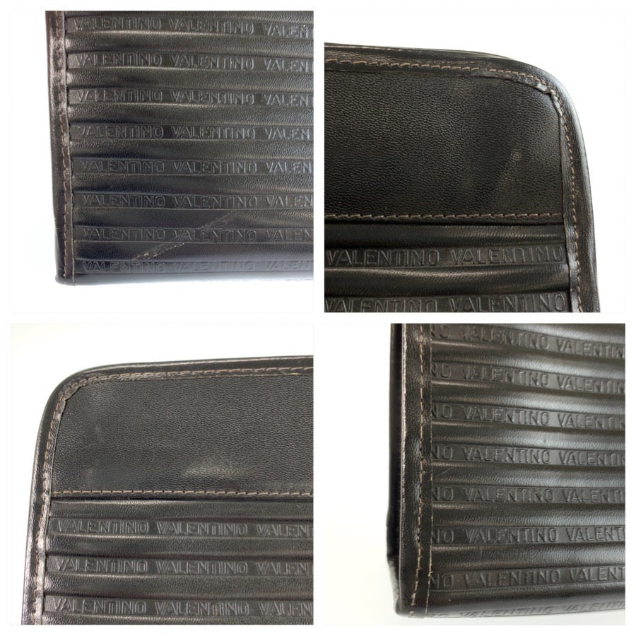25743
MARIO VALENTINO マリオ ヴァレンティノ ブラック 黒 ゴールド金具 レザー クラッチバッグ セカンドバッグ メンズ ABP9