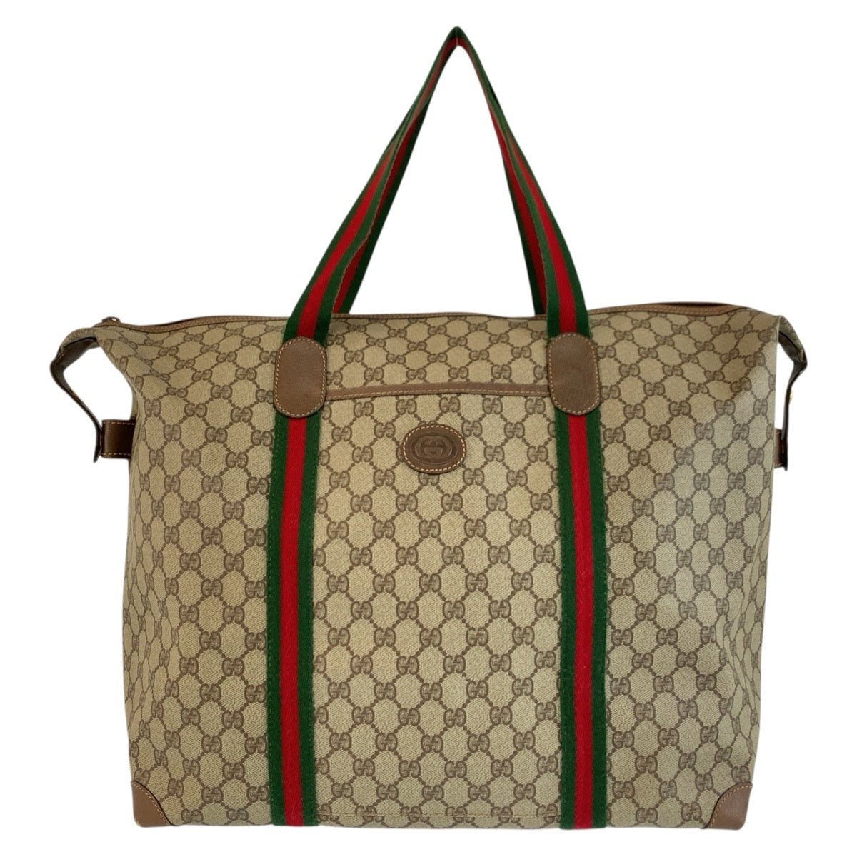25752
GUCCI グッチ ヴィンテージ シェリーライン ベージュ GGスプリームキャンバス 012 39 6211 ボストンバッグ トートバッグ レディース ABP42