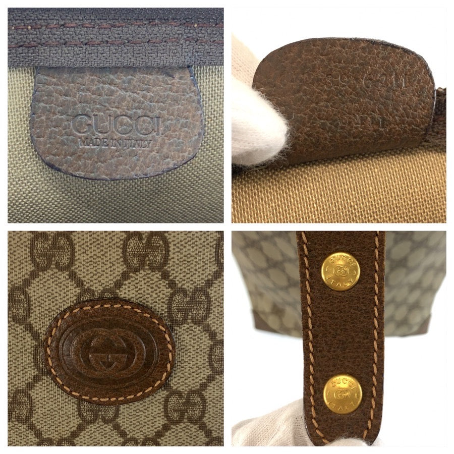 25752
GUCCI グッチ ヴィンテージ シェリーライン ベージュ GGスプリームキャンバス 012 39 6211 ボストンバッグ トートバッグ レディース ABP42