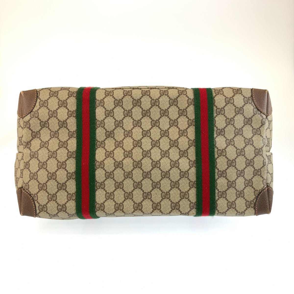 25752
GUCCI グッチ ヴィンテージ シェリーライン ベージュ GGスプリームキャンバス 012 39 6211 ボストンバッグ トートバッグ レディース ABP42