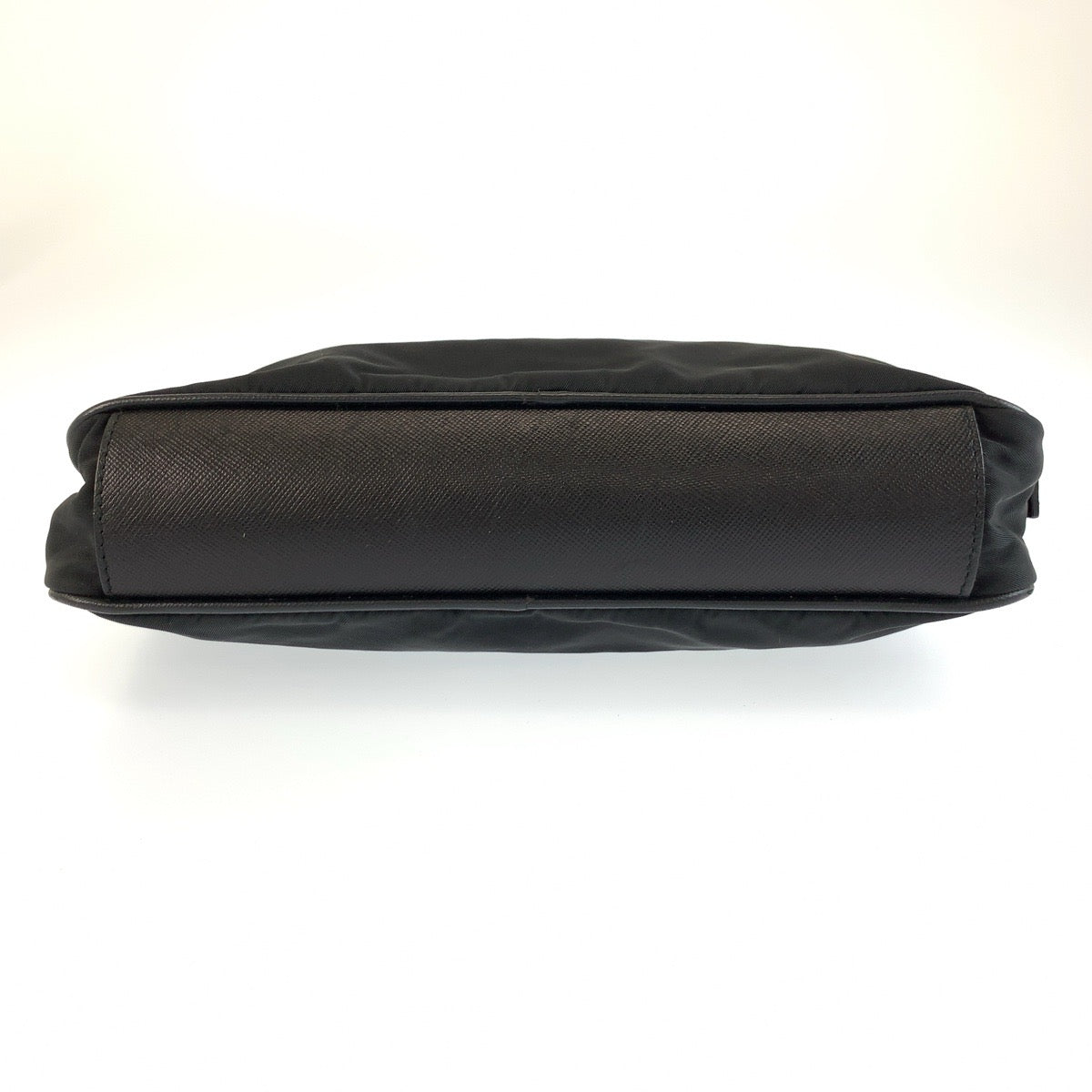 25753
PRADA プラダ テスート 三角ロゴプレート ブラック 黒 ゴールド金具 ナイロン / レザー ハンドバッグ ミニボストンバッグ レディース ABP42