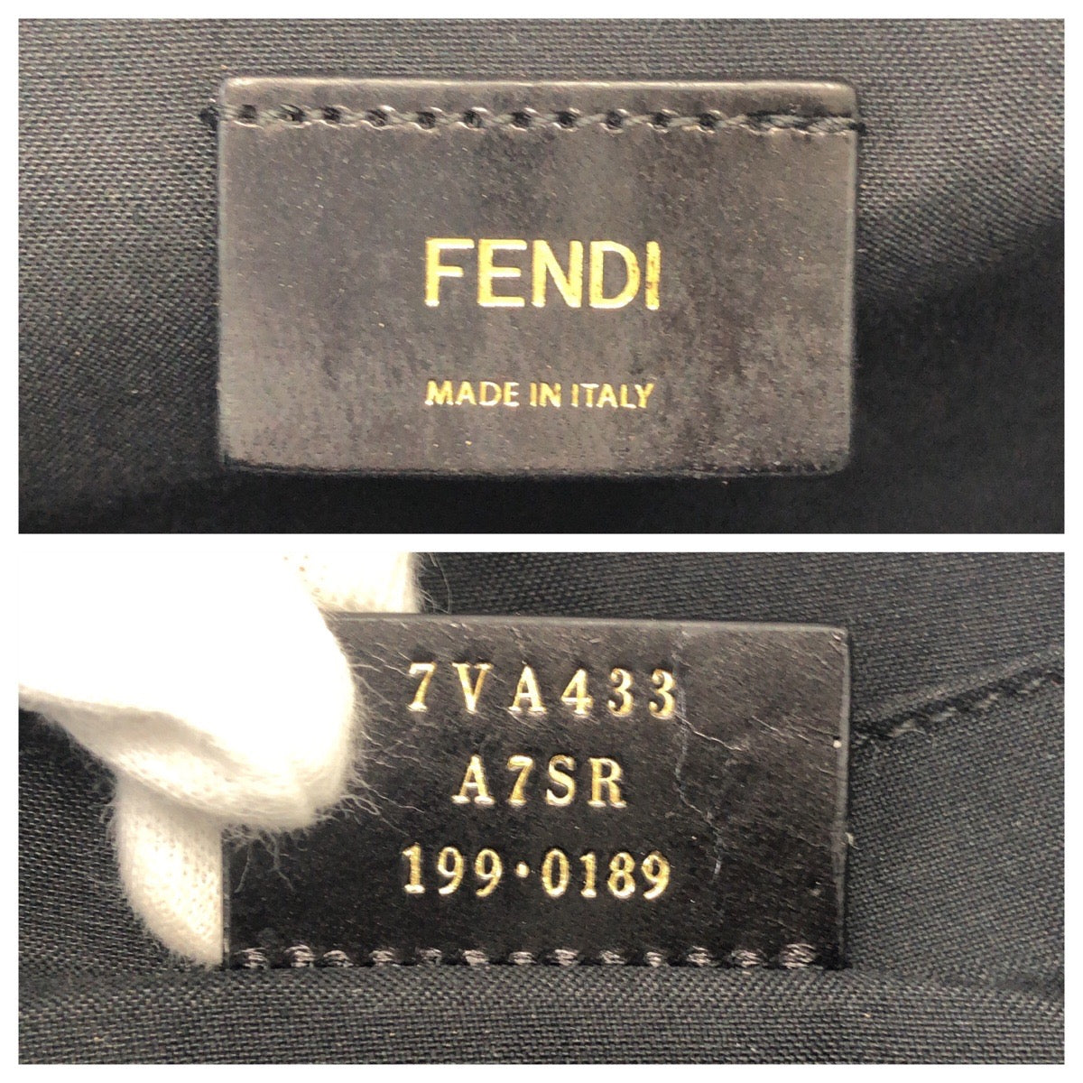 25754
FENDI フェンディ バッグ バグズ モンスター ブラック 黒 ゴールド金具 レザー 7VA433 クラッチバッグ セカンドバッグ メンズ A35