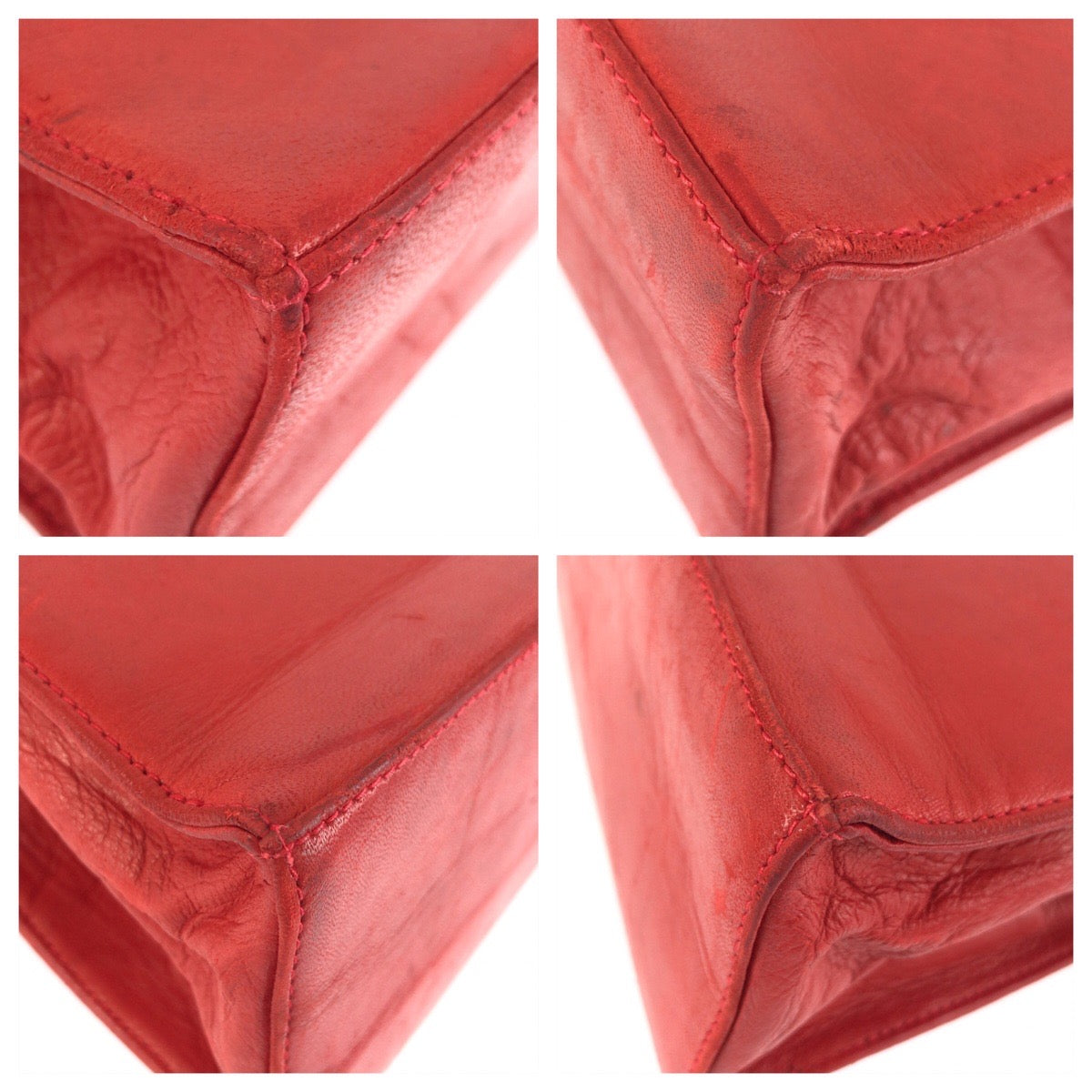 25755
Salvatore Ferragamo サルヴァトーレフェラガモ ヴィンテージ レッド ゴールド金具 ハンドバッグ ショルダーバッグ 2WAY レディース AB21