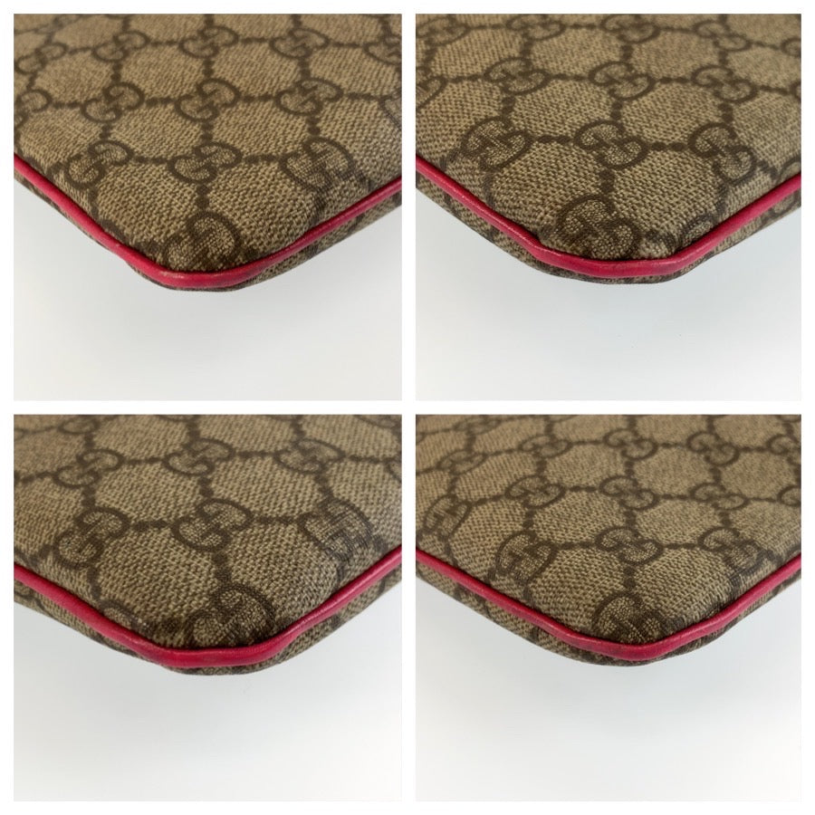 25756
GUCCI グッチ ベージュ ピンク GGスプリームキャンバス 117551 トートバッグ ハンドバッグ レディース AB28