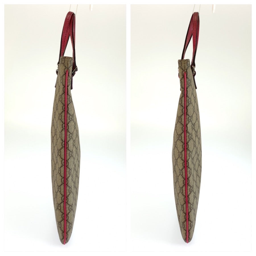 25756
GUCCI グッチ ベージュ ピンク GGスプリームキャンバス 117551 トートバッグ ハンドバッグ レディース AB28