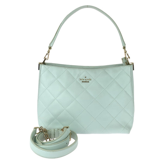25764
Kate Spade ケイトスペード Carey Convertible Crossbody 2way ライトブルー ゴールド金具 レザー ハンドバッグ ショルダーバッグ レディース ABP12
