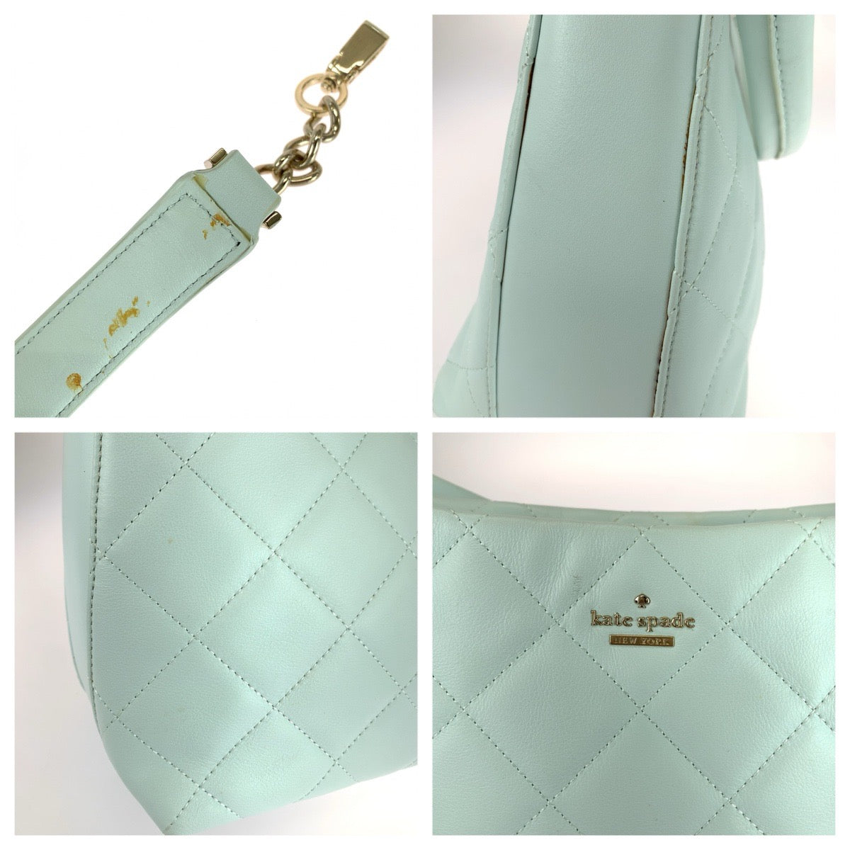 25764
Kate Spade ケイトスペード Carey Convertible Crossbody 2way ライトブルー ゴールド金具 レザー ハンドバッグ ショルダーバッグ レディース ABP12