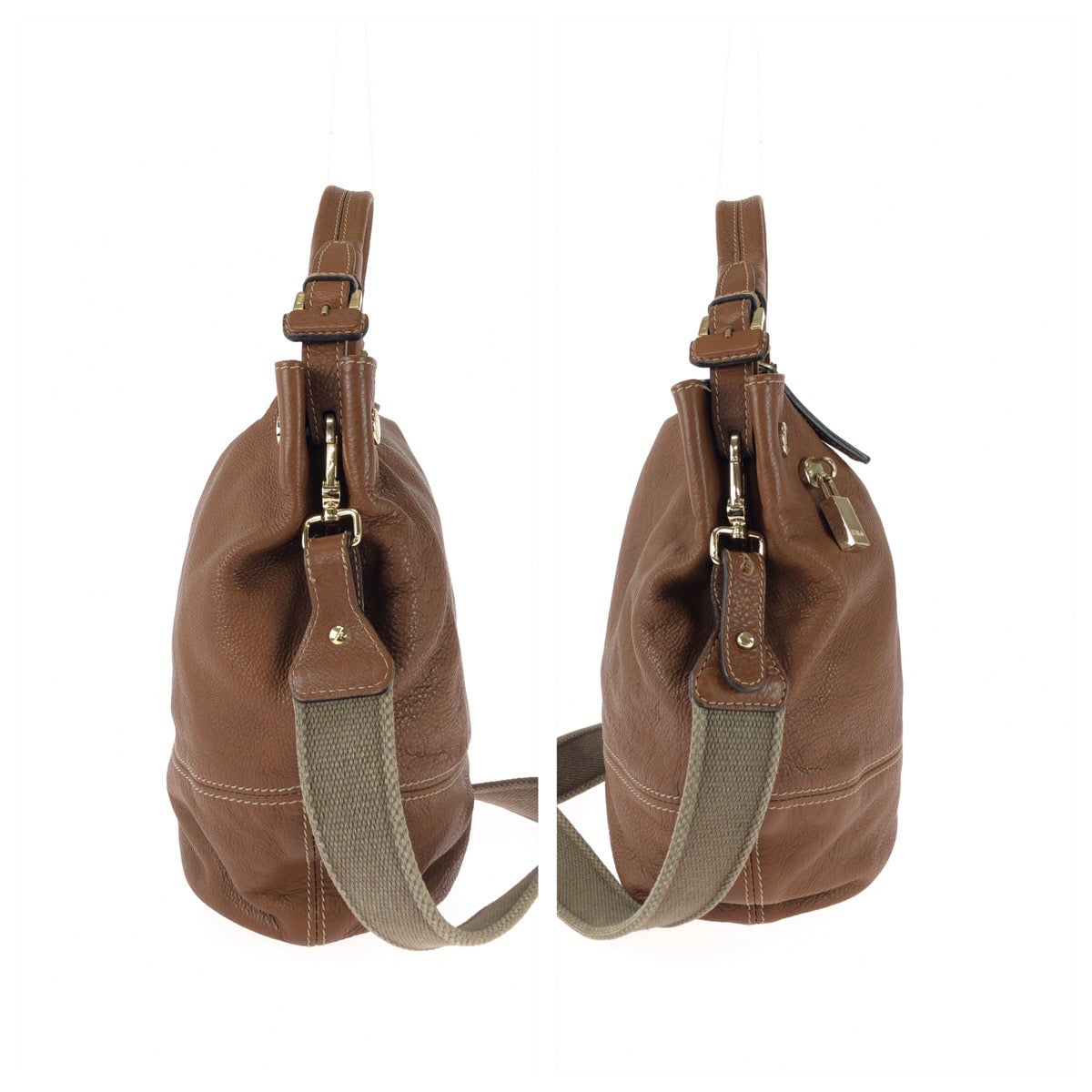25770
Furla フルラ モンマルトル ２way ブラウン ゴールド金具 レザー / キャンバス 144778 ショルダーバッグ ハンドバッグ レディース AB12