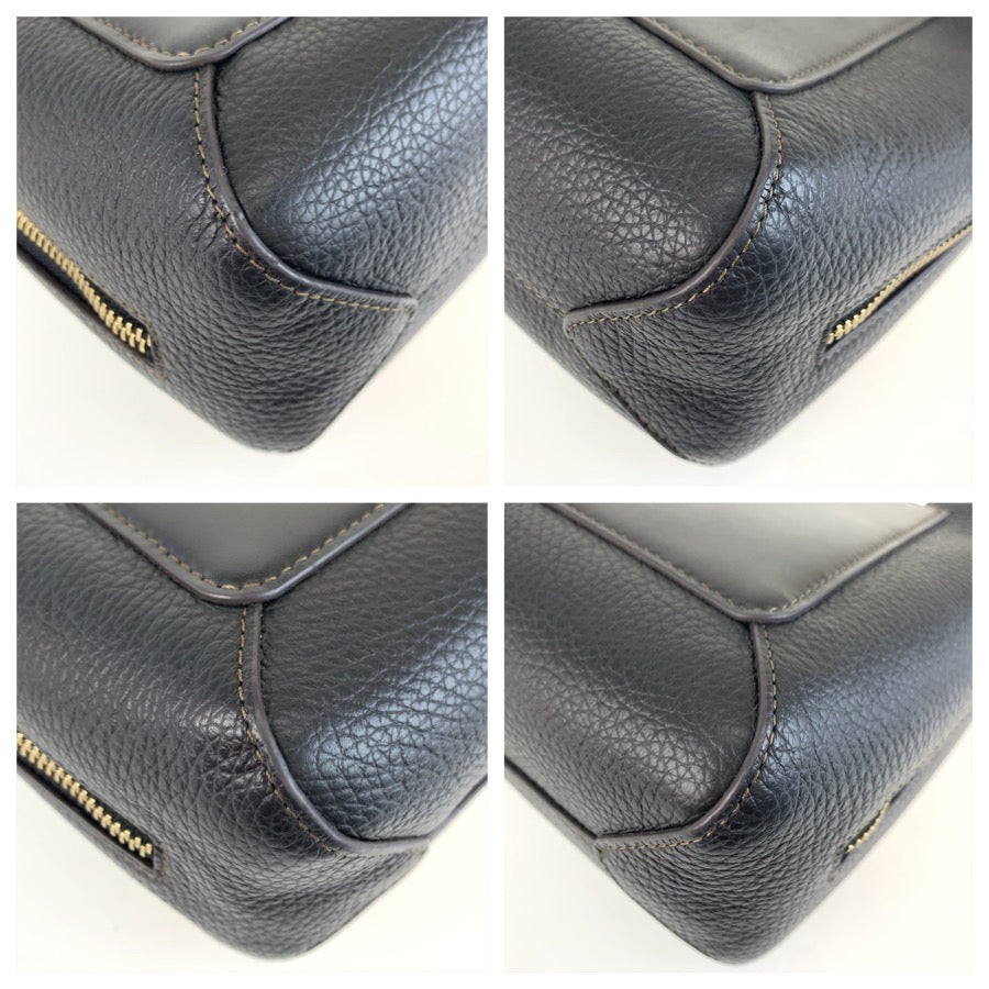 25772
Furla フルラ ジルダ ブラック 黒 ゴールド金具 レザー FP/2022/1305/46 ハンドバッグ レディース A14