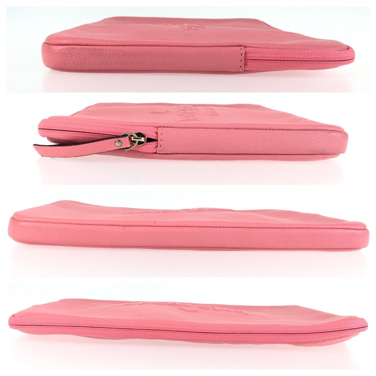 25773
Kate Spade ケイトスペード ノートパソコンケース ピンク ゴールド金具 レザー PCケース クラッチバッグ レディース A12