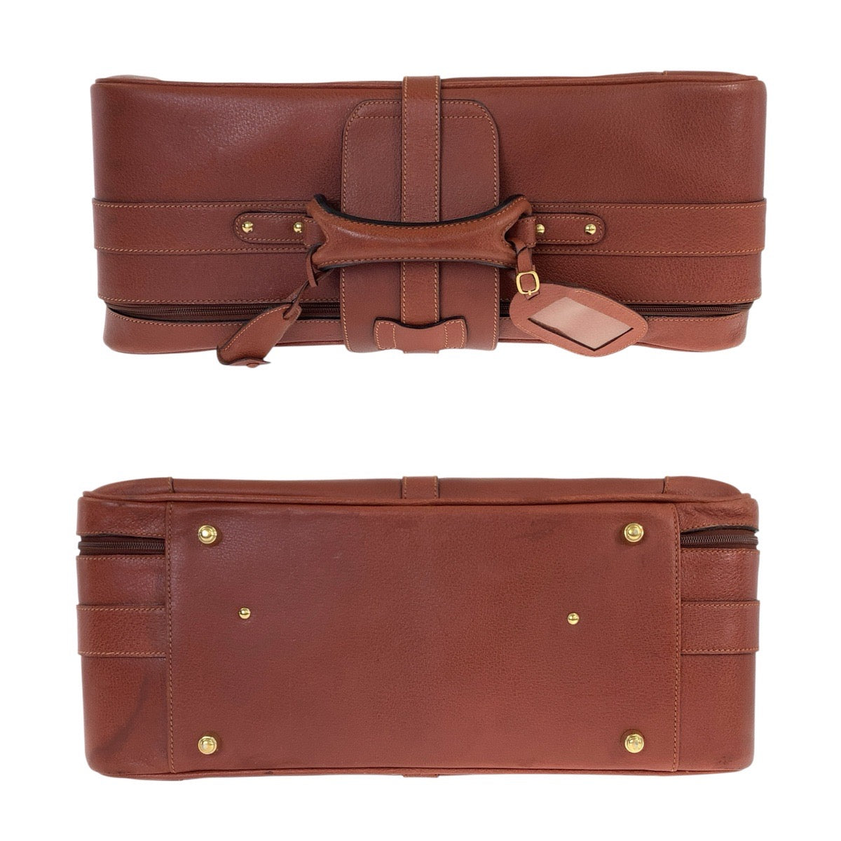 25774
GUCCI グッチ ヴィンテージ オールドグッチ ブラウン ゴールド金具 レザー 010 123 0204 55 スーツケース ブリーフケース ボストンバッグ レディース AB49