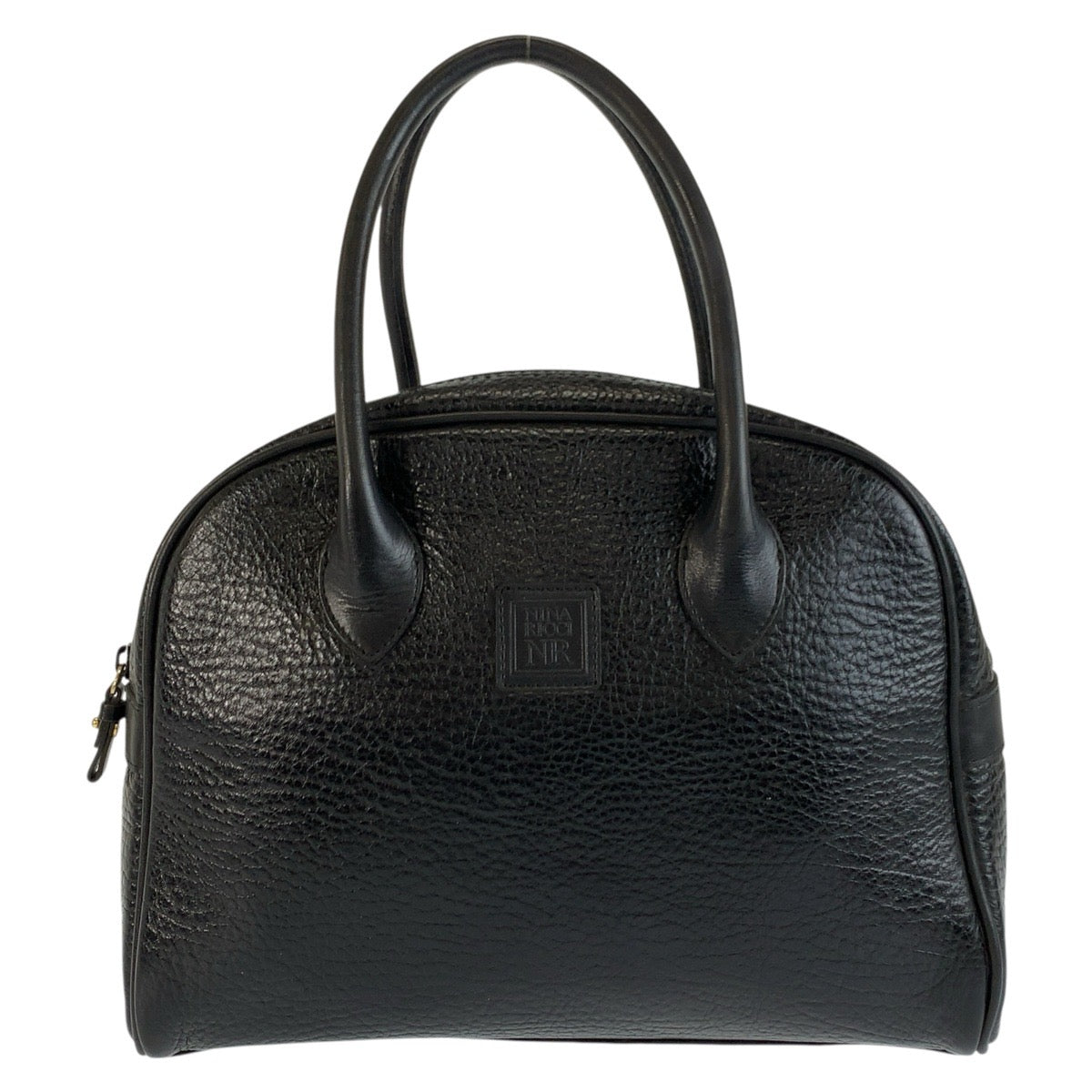 25780
NINA RICCI ニナリッチ ブラック 黒 レザー ハンドバッグ レディース AB3