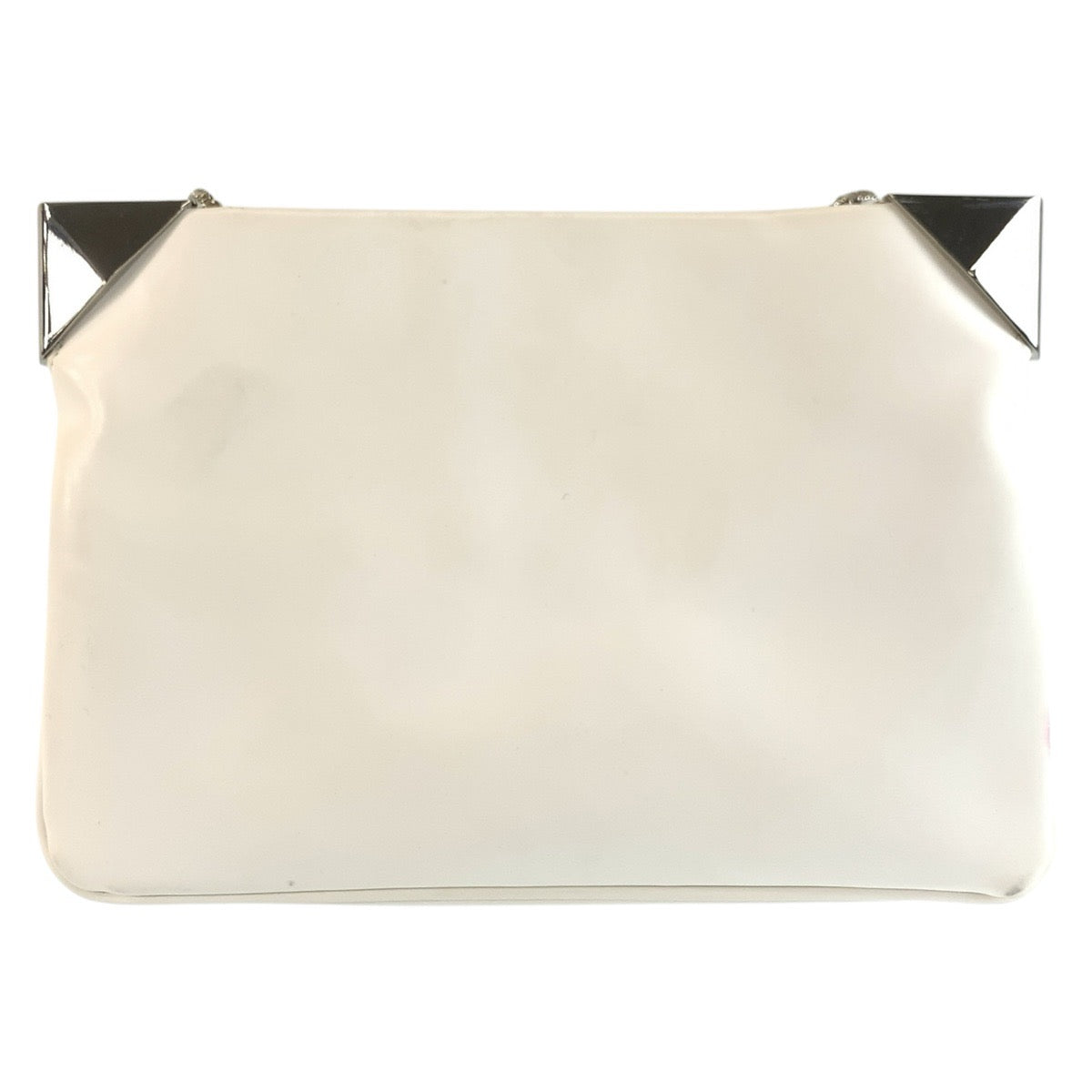 25781
CHARLES＆KEITH チャールズ＆キース ホワイト シルバー金具 ポリウレタン / ポリエステル 70840017 ショルダーバッグ ポシェット レディース AB3