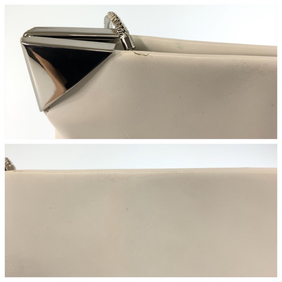 25781
CHARLES＆KEITH チャールズ＆キース ホワイト シルバー金具 ポリウレタン / ポリエステル 70840017 ショルダーバッグ ポシェット レディース AB3