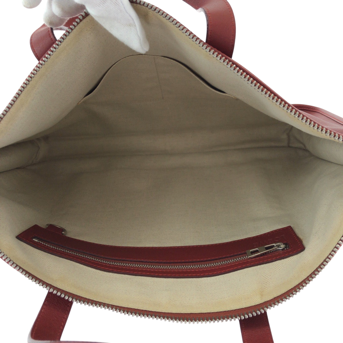 25868
LOEWE ロエベ アナグラム ニュートレド レッド シルバー金具 レザー ビジネスバッグ ブリーフケース メンズ ABP55