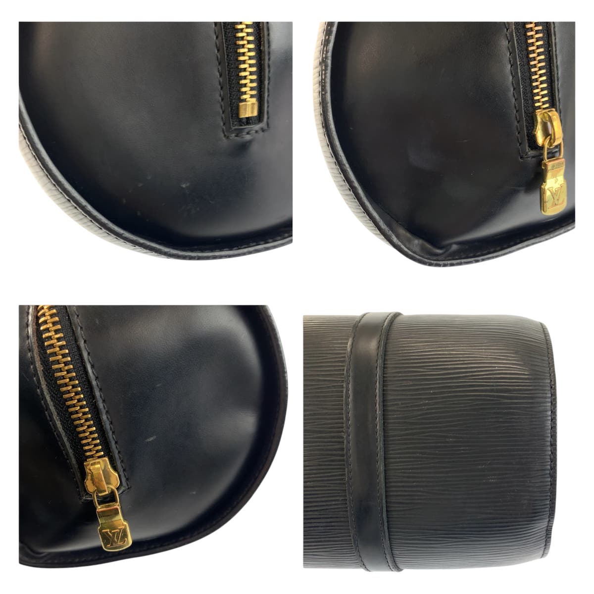 25872
LOUIS VUITTON ルイヴィトン エピ スフロ ブラック 黒 ゴールド金具 レザー M52222 ショルダーバッグ ハンドバッグ レディース AB42