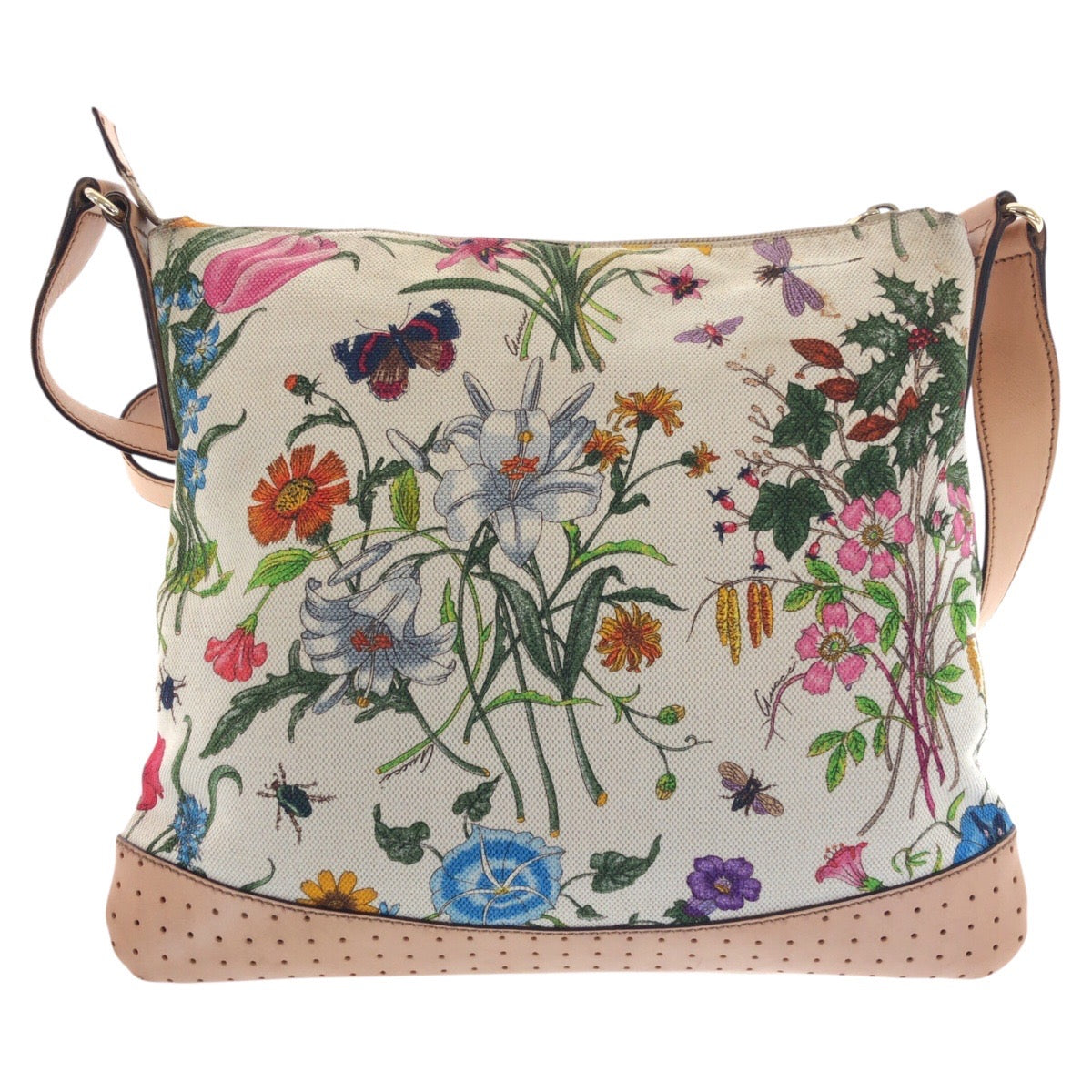 25874
GUCCI グッチ フローラ マルチカラー ゴールド金具 キャンバス / レザー 145857 ショルダーバッグ メッセンジャーバッグ レディース ABP36