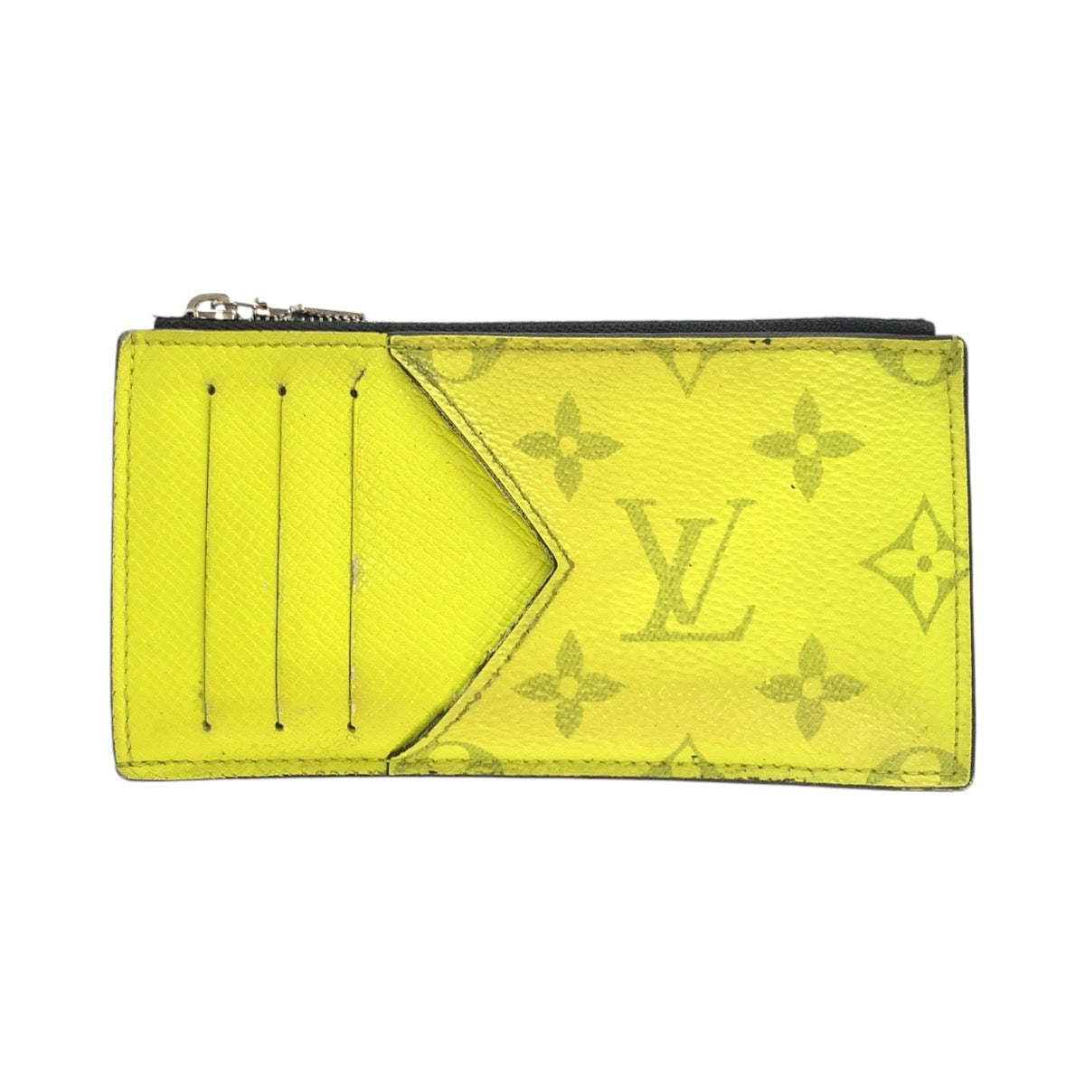 25876
LOUIS VUITTON ルイヴィトン タイガラマ コインカードホルダー ジョーヌ イエロー シルバー金具 PVC M30320 コインケース フラグメントケース メンズ AB28