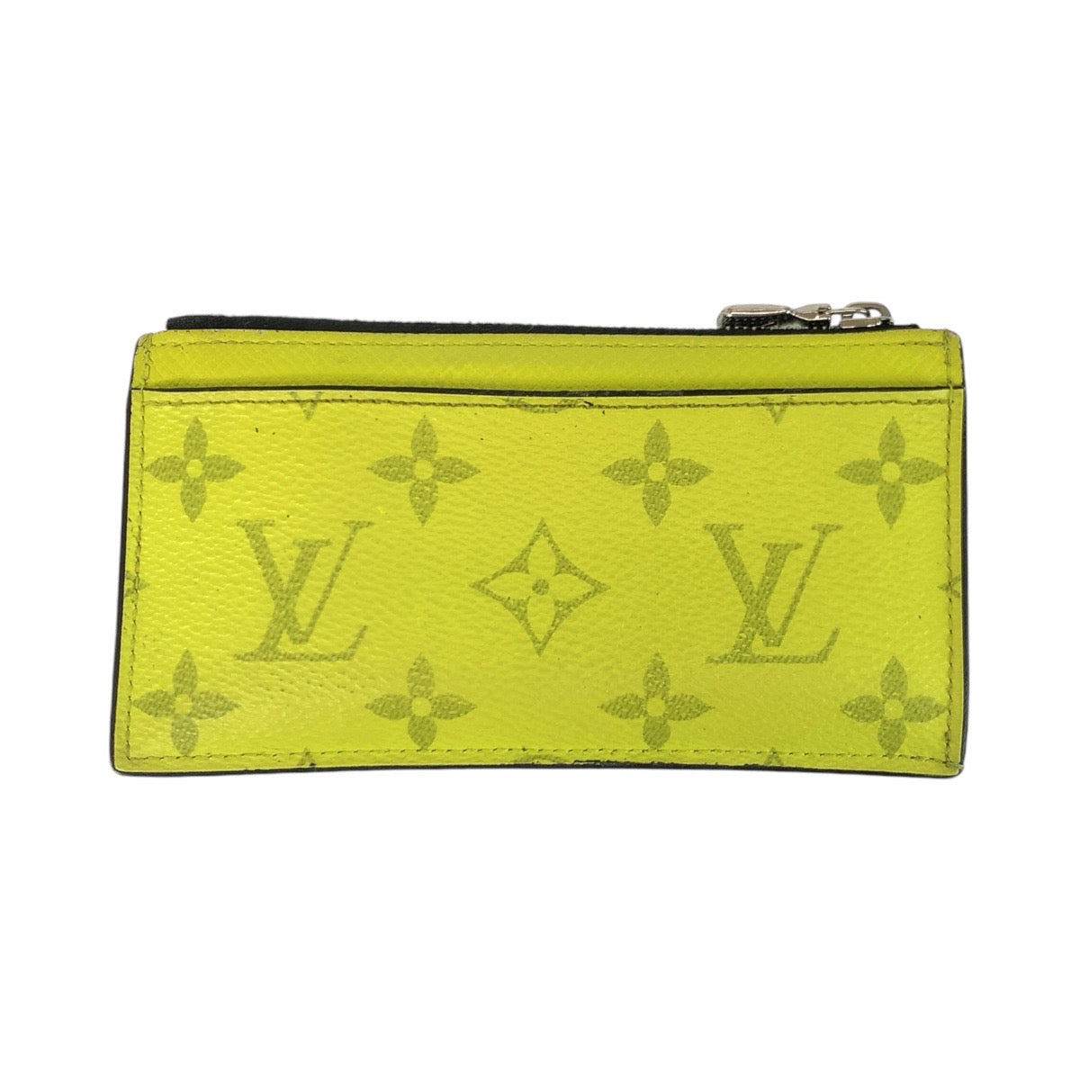 25876
LOUIS VUITTON ルイヴィトン タイガラマ コインカードホルダー ジョーヌ イエロー シルバー金具 PVC M30320 コインケース フラグメントケース メンズ AB28