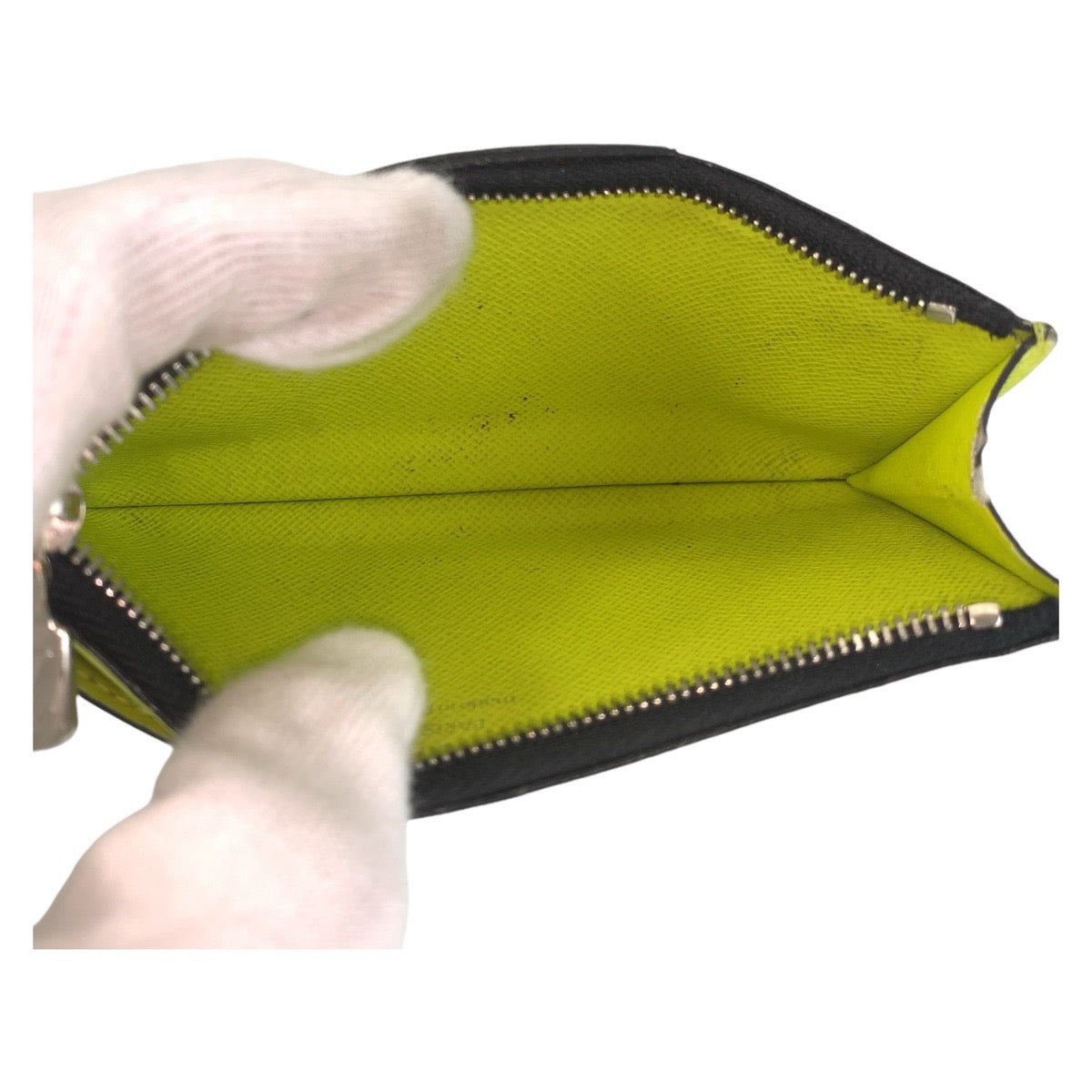 25876
LOUIS VUITTON ルイヴィトン タイガラマ コインカードホルダー ジョーヌ イエロー シルバー金具 PVC M30320 コインケース フラグメントケース メンズ AB28