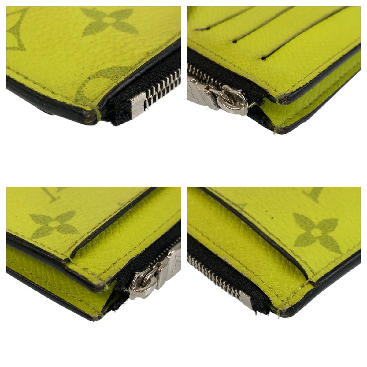 25876
LOUIS VUITTON ルイヴィトン タイガラマ コインカードホルダー ジョーヌ イエロー シルバー金具 PVC M30320 コインケース フラグメントケース メンズ AB28