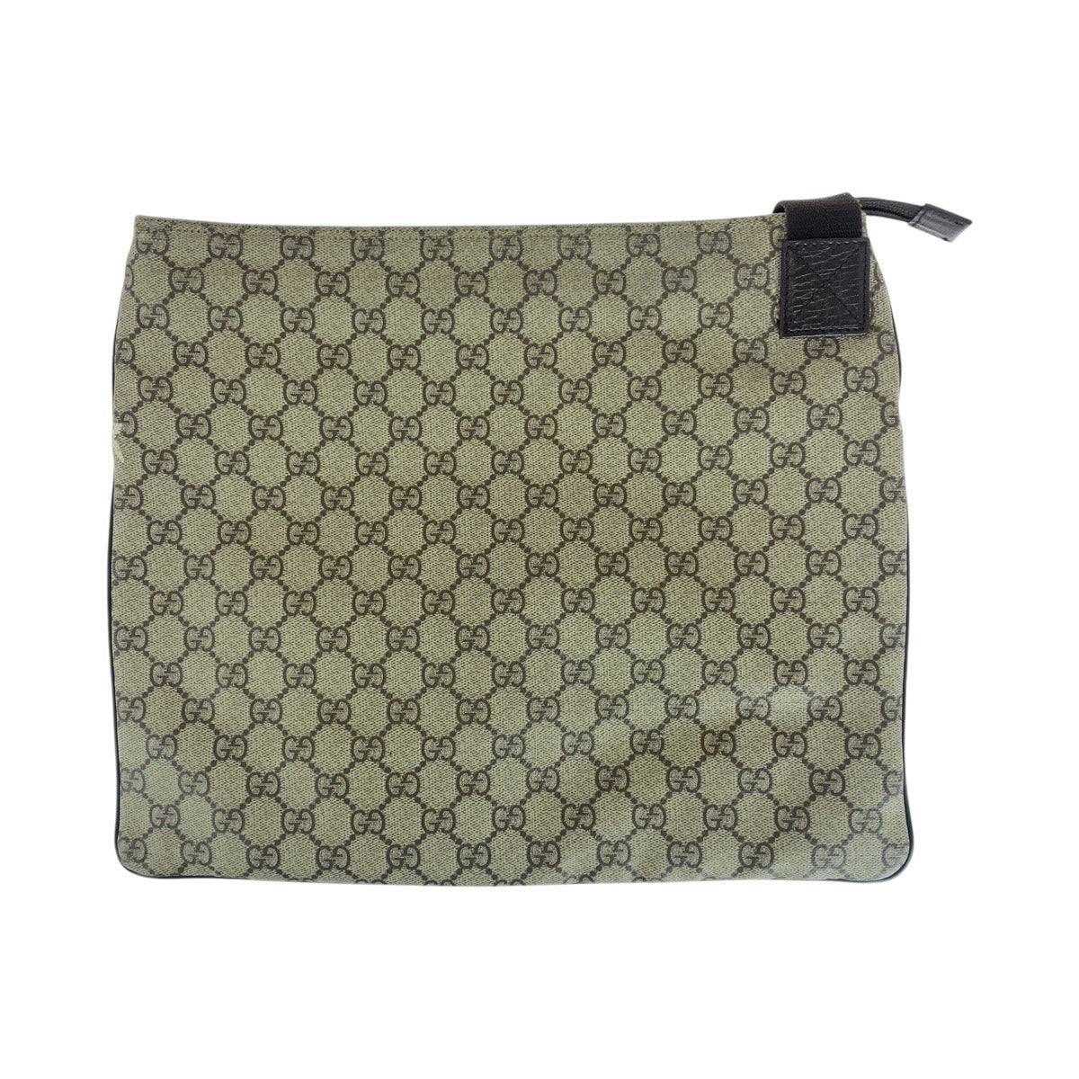 25880
GUCCI グッチ ベージュ ブラウン シルバー金具 GGスプリームキャンバス / レザー 141198 ショルダーバッグ ポシェット メンズ AB26