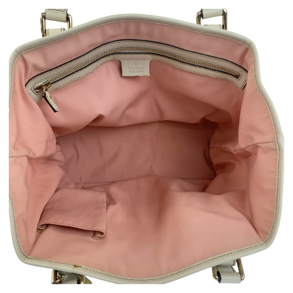 25883
GUCCI グッチ シェリーライン ピンク アイボリー ゴールド金具 GGキャンバス / レザー 137396 トートバッグ ショルダーバッグ レディース B28