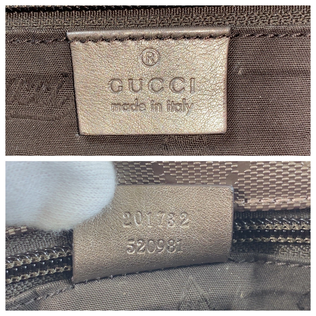 25890
GUCCI グッチ GGインプリメ メタリックブラウン シルバー金具 PVC 201732 ショルダーバッグ メッセンジャーバッグ レディース ABP43