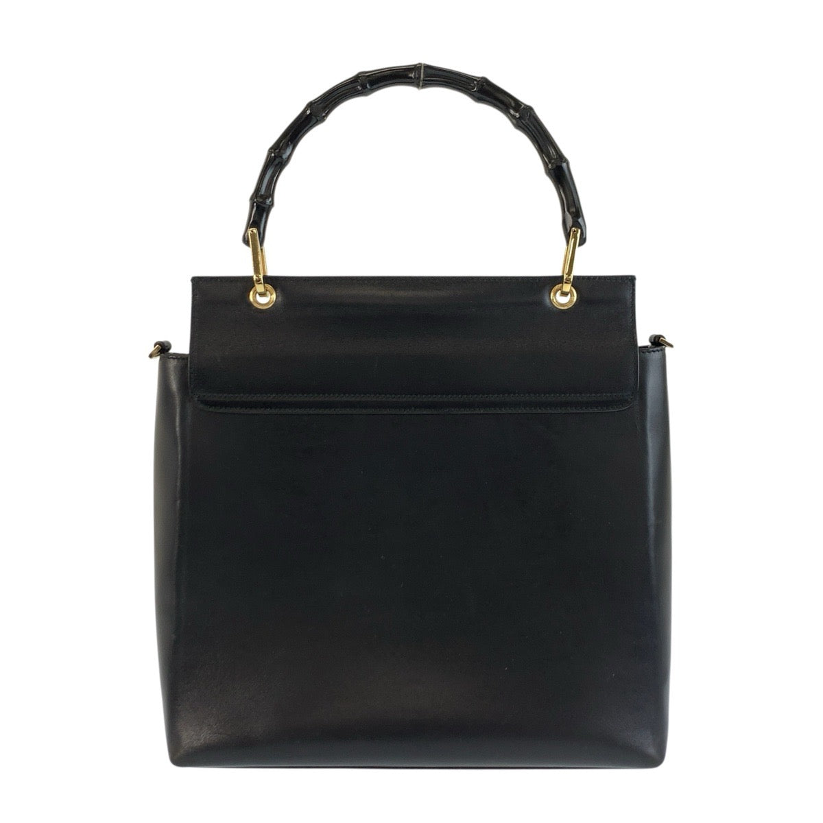 25903
GUCCI グッチ バンブー ブラック 黒 ゴールド金具 レザー 001 1886 ハンドバッグ ショルダーバッグ 2way レディース AB28
